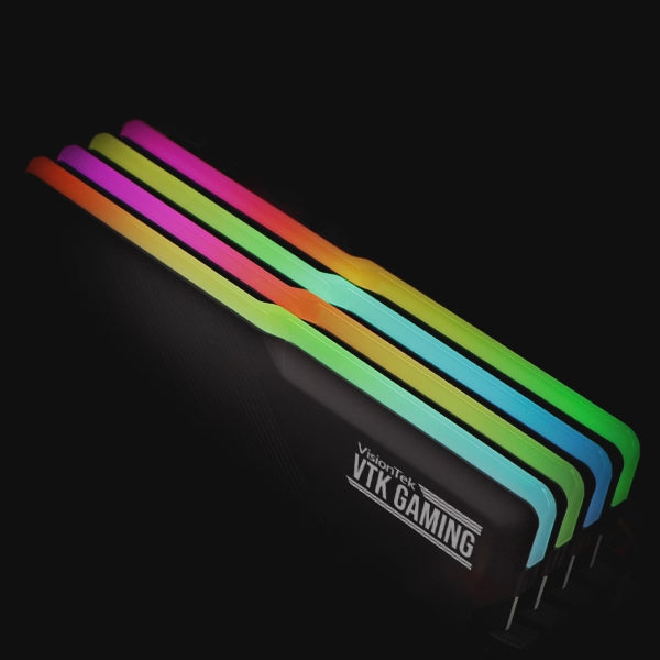VTK Gaming RGB DDR4 16GB (2x8GB) 3600MHz CL19 Desktop Memory | Dual-Channel Kit | High-Speed Performance | Aura Sync RGB | Intel XMP 2.0