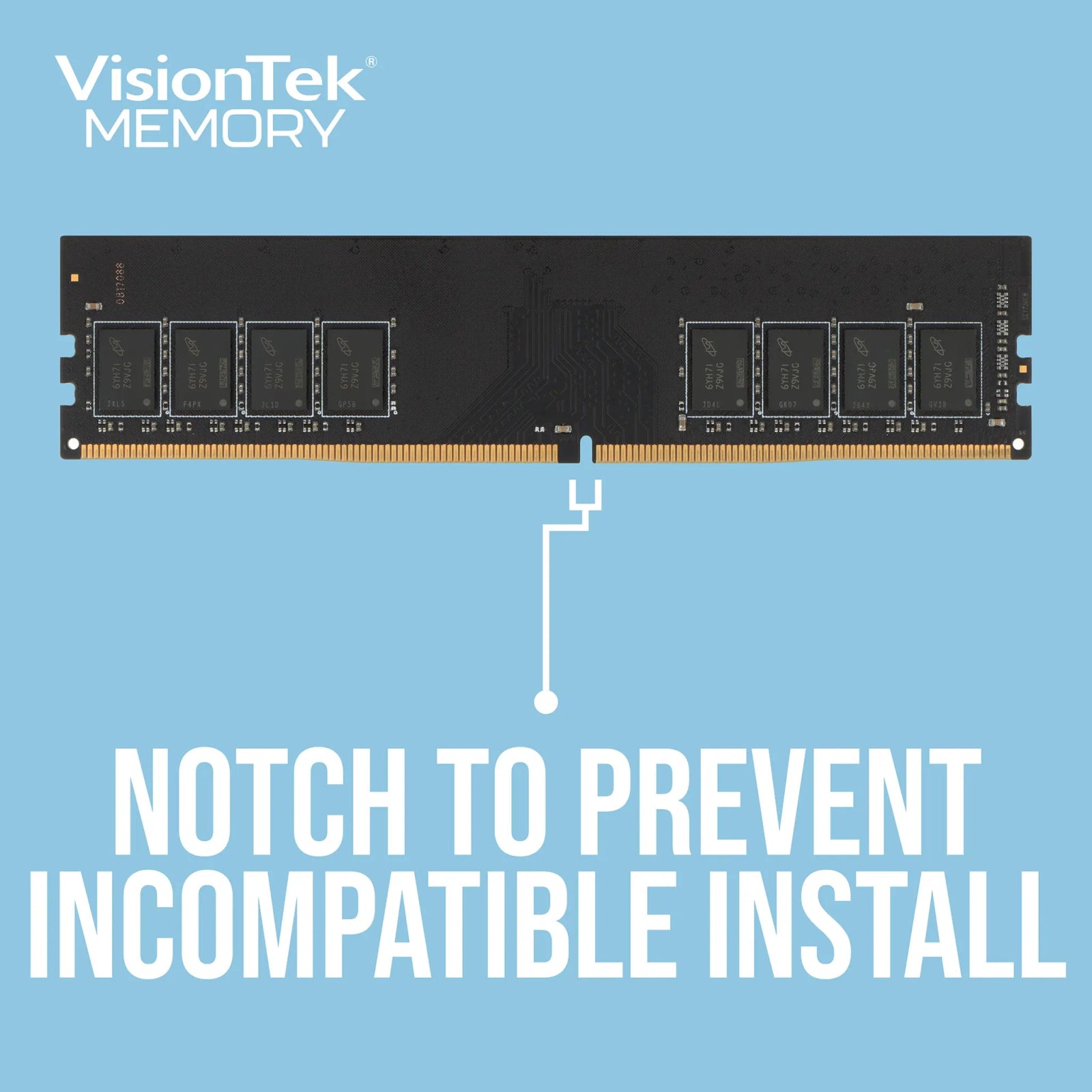 VisionTek.com - DDR4 - 3200MHz - CL22 - DIMM - Desktop