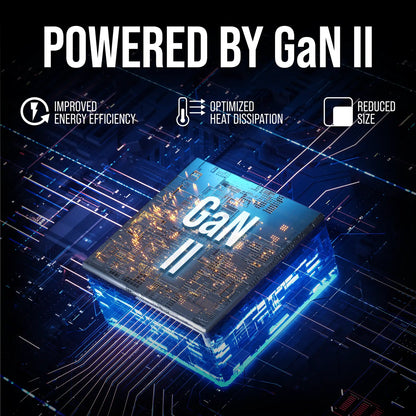 VisionTek.com - VisionTek 65W GaN USB - C Wall Charger | 2 - Port | Fast Charge PD 3.0 | Dual USB - C | 65W Power Delivery | Compatible with iPhone, iPad, MacBook, Galaxy, Pixel, and USB - C Devices