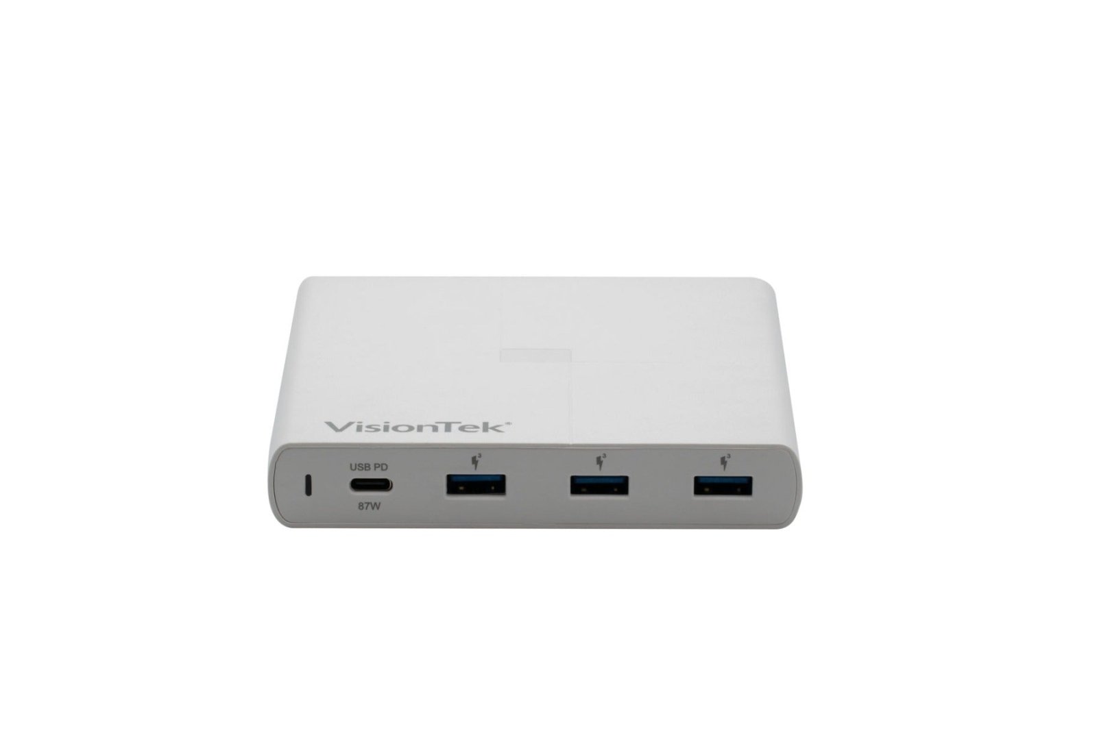 VisionTek.com - VisionTek 90W USB - C Wall Charger | 4 - Port | Fast Charge | USB - C + 3x USB 3.0 | 90W Power Delivery | Compatible with Laptops, Tablets, Smartphones, and USB - C Devices