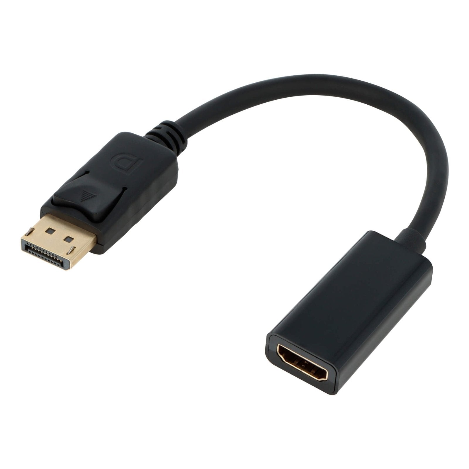 VisionTek.com - VisionTek DisplayPort to HDMI 4K Active Adapter | 7" Cable | DP 1.2 to HDMI 1.4 | 3840x2160 @ 30Hz | PC & Mac Compatible