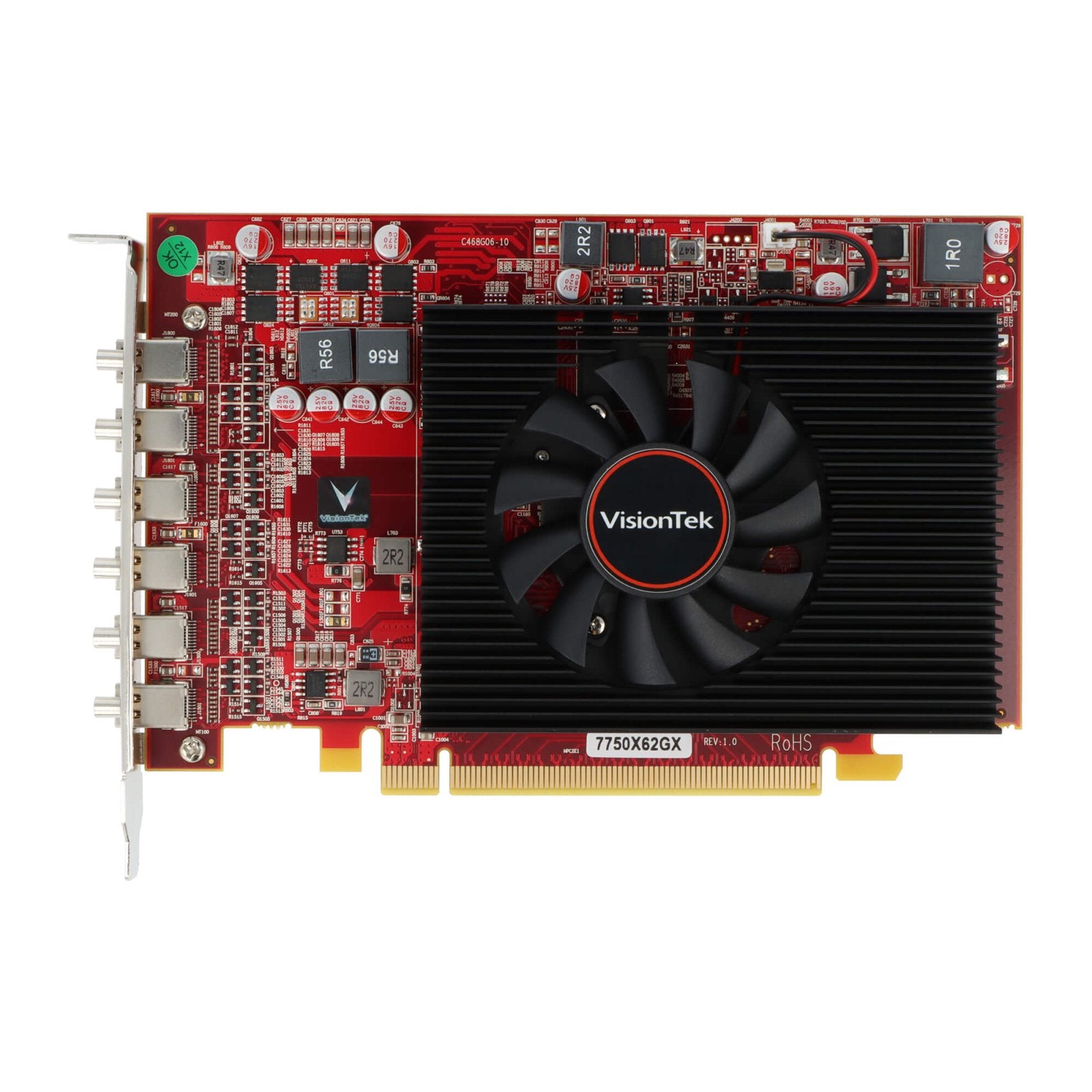 VisionTek.com - VisionTek Graphics Card - 2GB Radeon HD 7750 2GB GDDR5 | 6 x Mini DisplayPort Outputs | 4K @ 60Hz | 6 Monitor Support | Eyefinity Ready | PCIe 3.0 | Low Profile GPU