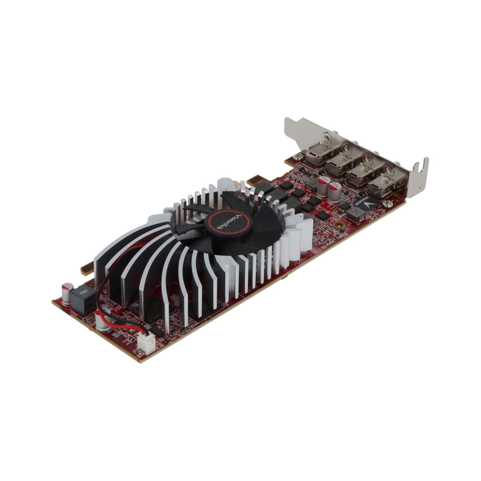 VisionTek.com - VisionTek Graphics Card - 4GB Radeon RX 550 SFF GDDR5 | 4x Mini DisplayPort | Quad 4K Monitor Support | PCIe 3.0 x8 | Compact & Efficient | Windows/Linux Compatible