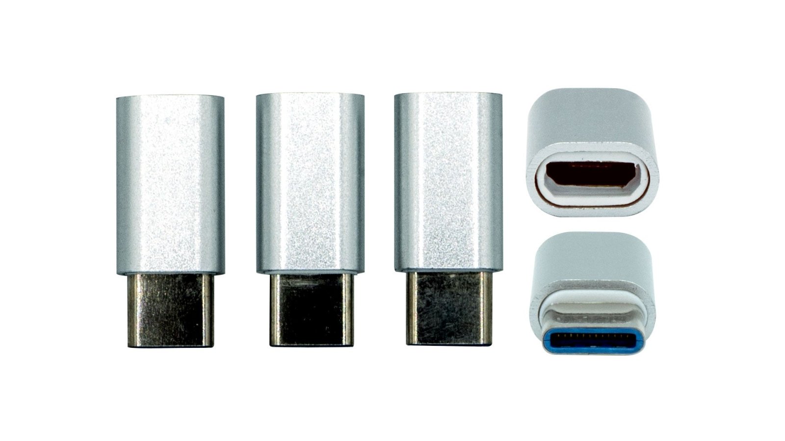 VisionTek.com - VisionTek Micro USB to USB - C Adapter - 3 - Pack | Quick Charge & Sync | Plug - and - Play | Compact & Travel - Friendly | Universal Compatibility