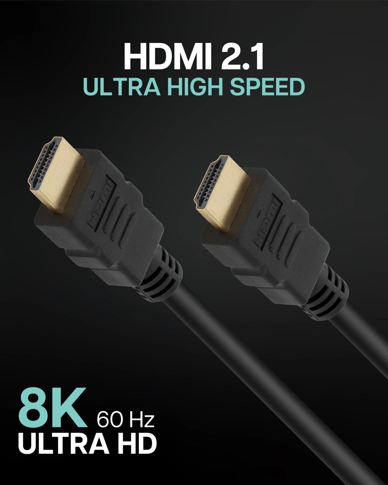 VisionTek.com - VisionTek Ultra High Speed HDMI 2.1 Cable | 10 ft (3 M) | 8K @ 60Hz, 4K @ 120Hz | 48Gbps Bandwidth | Dynamic HDR | Plug & Play | TV, PS5, Xbox, PC Compatible