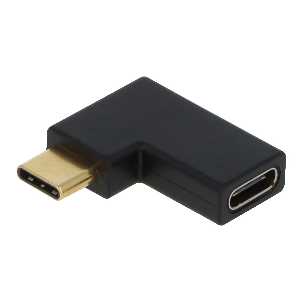 VisionTek.com - VisionTek USB - C Right Angle Adapter | 100W Power Delivery | 10Gbps Data | 4K Display Support | USB - C Male to Female