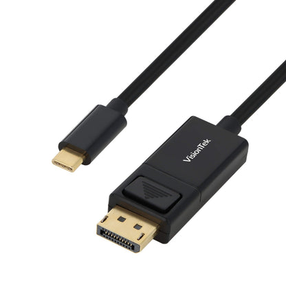 VisionTek.com - VisionTek USB - C to DisplayPort 1.4 Cable | 6 ft 6 in (2M) - 50 Pack | 8K UHD & 4K 120Hz | USB - C to DP | Plug & Play | PC, Mac, Monitor Compatible