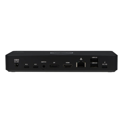 VisionTek.com - VisionTek VT2900 USB - C KVM Docking Station | Dual System Dock | DP Alt Mode | Dual Display | 100W Power Delivery | 130W Power Adapter Included | Windows, Mac Compatible