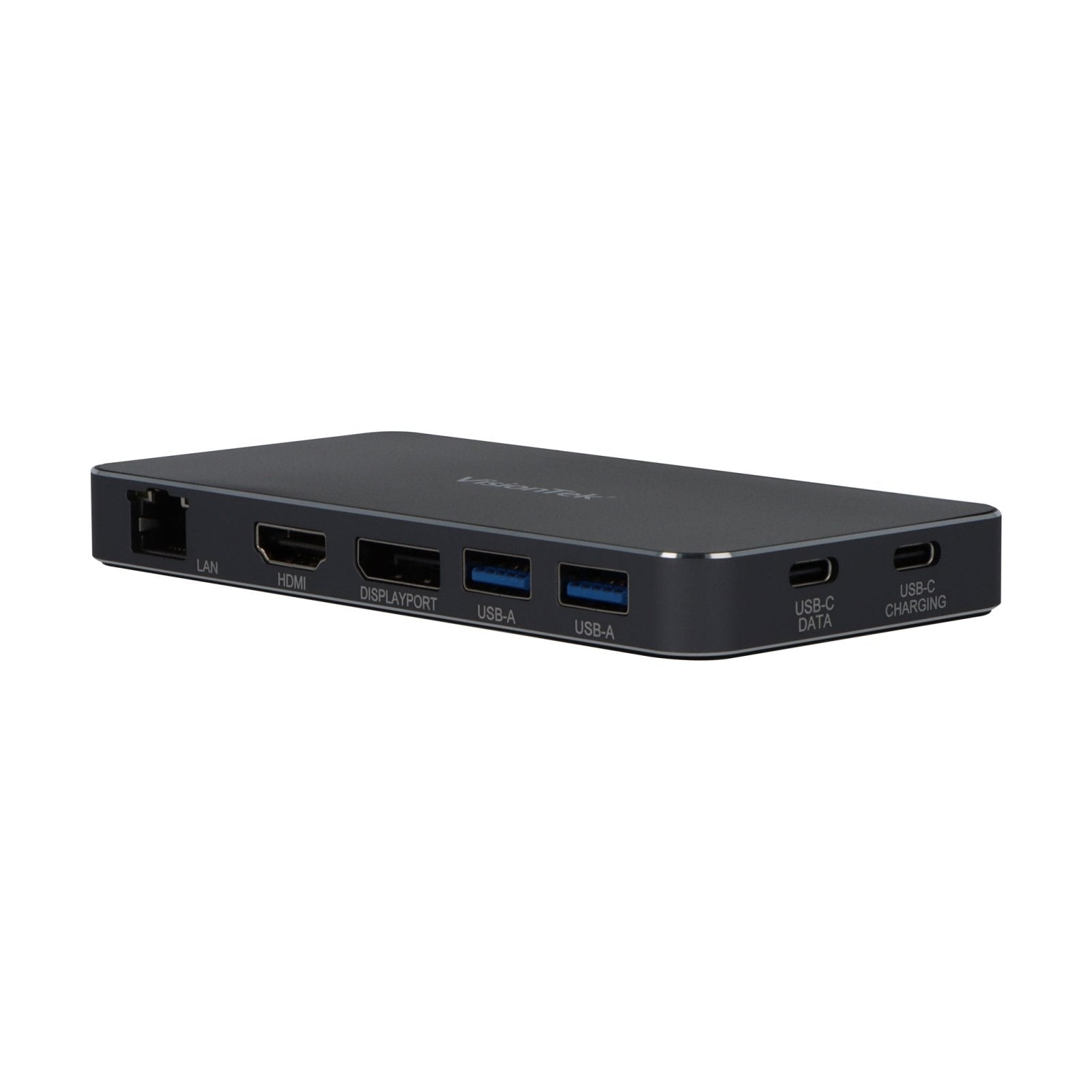 VisionTek.com - VisionTek VT400 USB - C Portable Docking Station - Refurbished | Dual Display | DP Alt Mode | 100W Power Delivery | USB - A, USB - C, Ethernet | Windows, Mac, ChromeOS Compatible