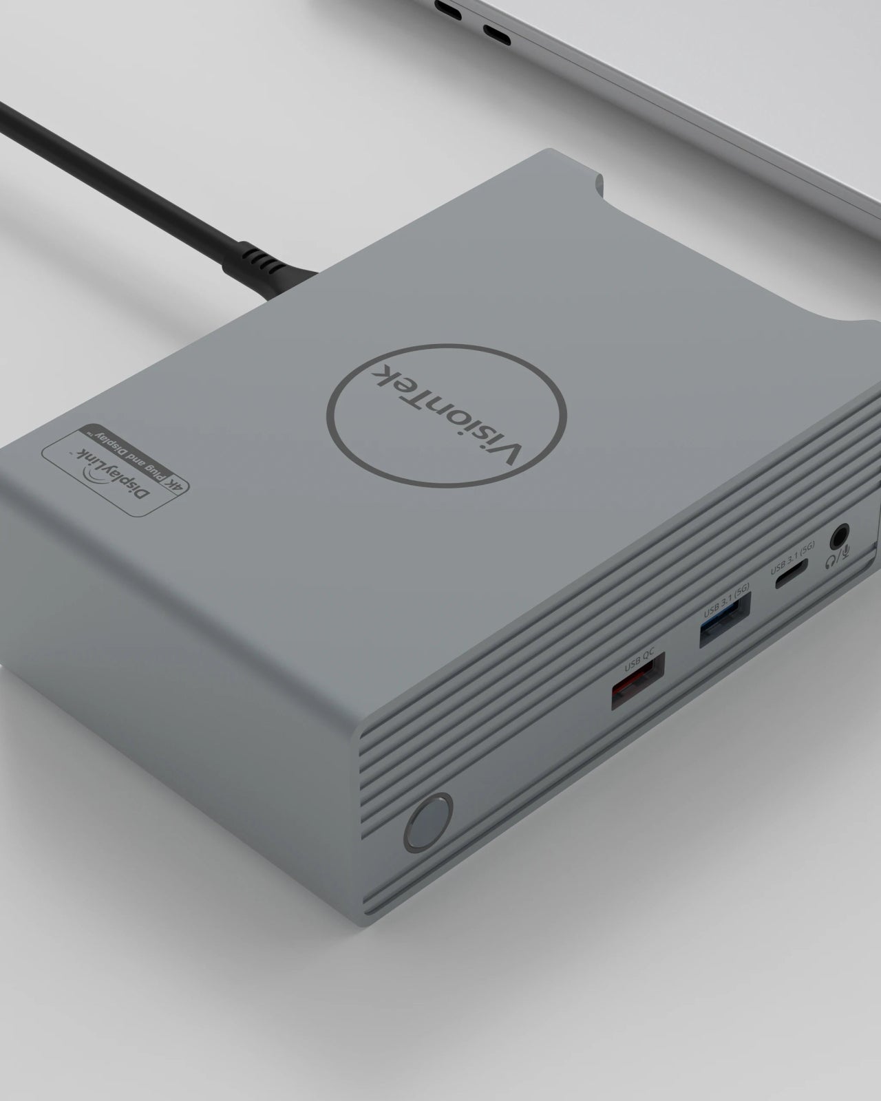 VisionTek.com - VisionTek VT7100 Triple 4K Docking Station | USB - C | DisplayLink + DP Alt Mode | 100W Power Delivery | 120W Power Adapter Included | Windows, Mac, ChromeOS Compatible