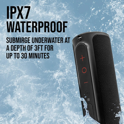 VisionTek.com - VisionTek VTK Audio Pro V3 Wireless Bluetooth Speaker | IPX7 Waterproof | 7+ Hour Playtime | TWS Stereo | NFC Pairing | Bluetooth 5.0 | Built - in Mic