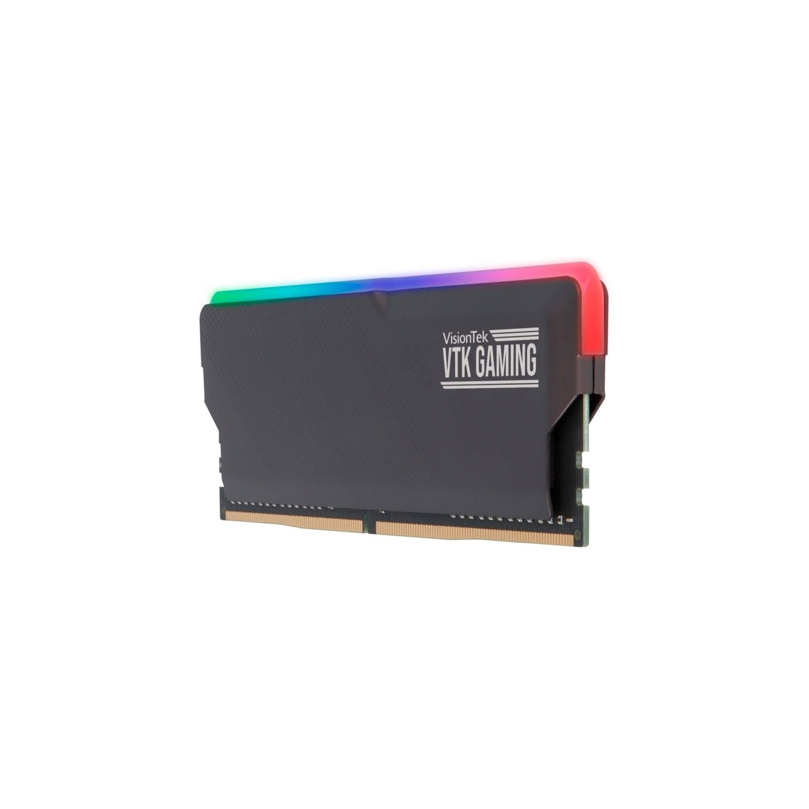 VisionTek.com - VTK Gaming RGB DDR4 16GB (2x8GB) 3600MHz CL19 Desktop Memory | Dual - Channel Kit | High - Speed Performance | Aura Sync RGB | Intel XMP 2.0