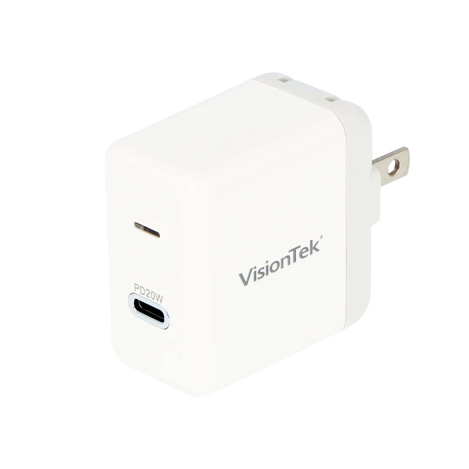 VisionTek.com - VisionTek 20W USB - C Wall Charger | 1 - Port | Fast Charge PD 3.0 | Single USB - C | 20W Power Delivery | Compatible with iPhone, iPad, MacBook, Galaxy, Pixel, and USB - C Devices