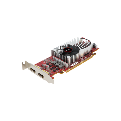 VisionTek.com - VisionTek Graphics Card - 4GB Radeon RX 550 SFF GDDR5 | 2x DisplayPort | Dual 4K Monitor Support | PCIe 3.0 x8 | Compact & Power - Efficient | Windows 11 Compatible