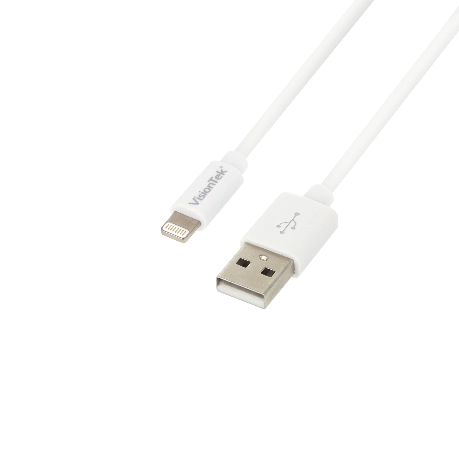 VisionTek.com - VisionTek Lightning to USB Cable | 6.6 feet (2m) | MFi Certified | Charge & Sync | USB - A to Lightning | Compatible with iPhone, iPad & iPod Devices
