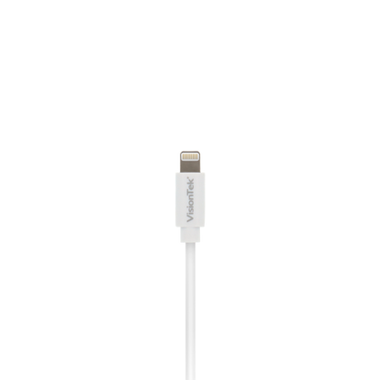 VisionTek.com - VisionTek Lightning to USB Cable | 6.6 feet (2m) | MFi Certified | Charge & Sync | USB - A to Lightning | Compatible with iPhone, iPad & iPod Devices