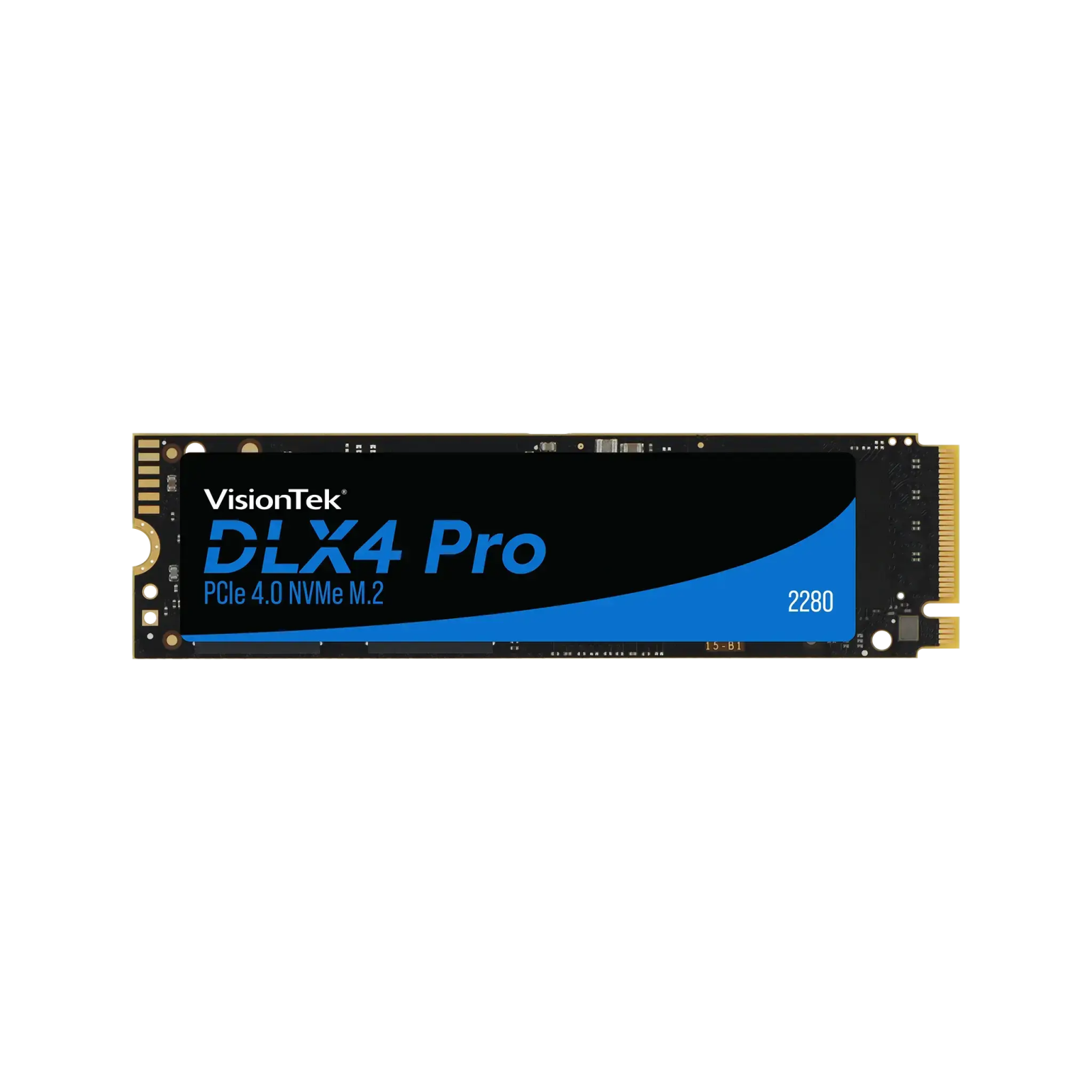 VisionTek.com - VisionTek SSD - 4TB DLX4 Pro M.2 2280 | PCIe Gen4 NVMe | Up to 7415MB/s | DDR4 DRAM Cache | 3D NAND | High - Speed Storage for Pros