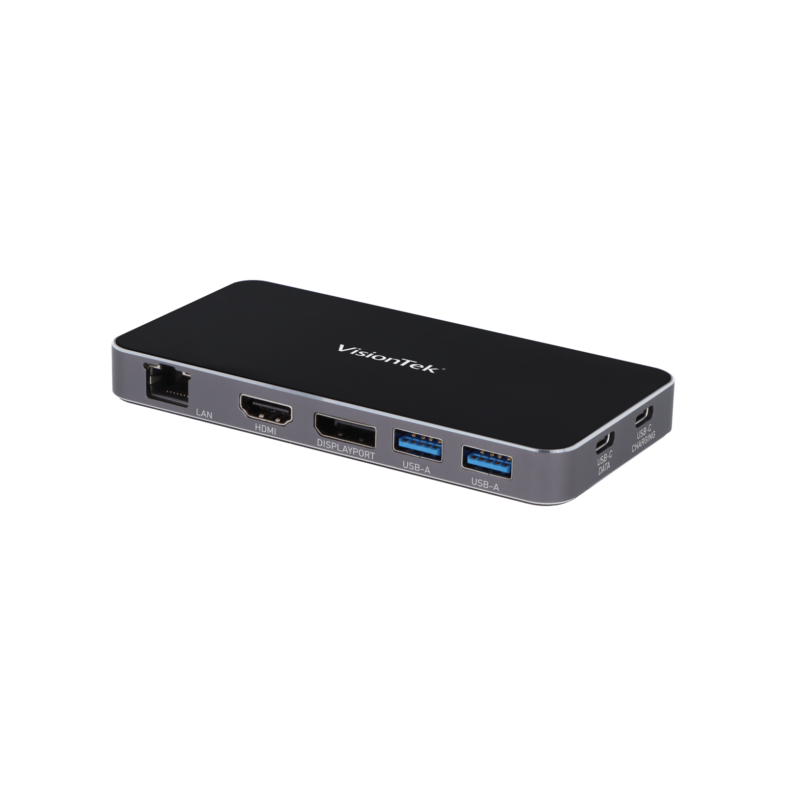VisionTek.com - VisionTek VT400 USB - C Portable Docking Station | Dual Display | DP Alt Mode | 100W Power Delivery | USB - A, USB - C, Ethernet | Windows, Mac, ChromeOS Compatible