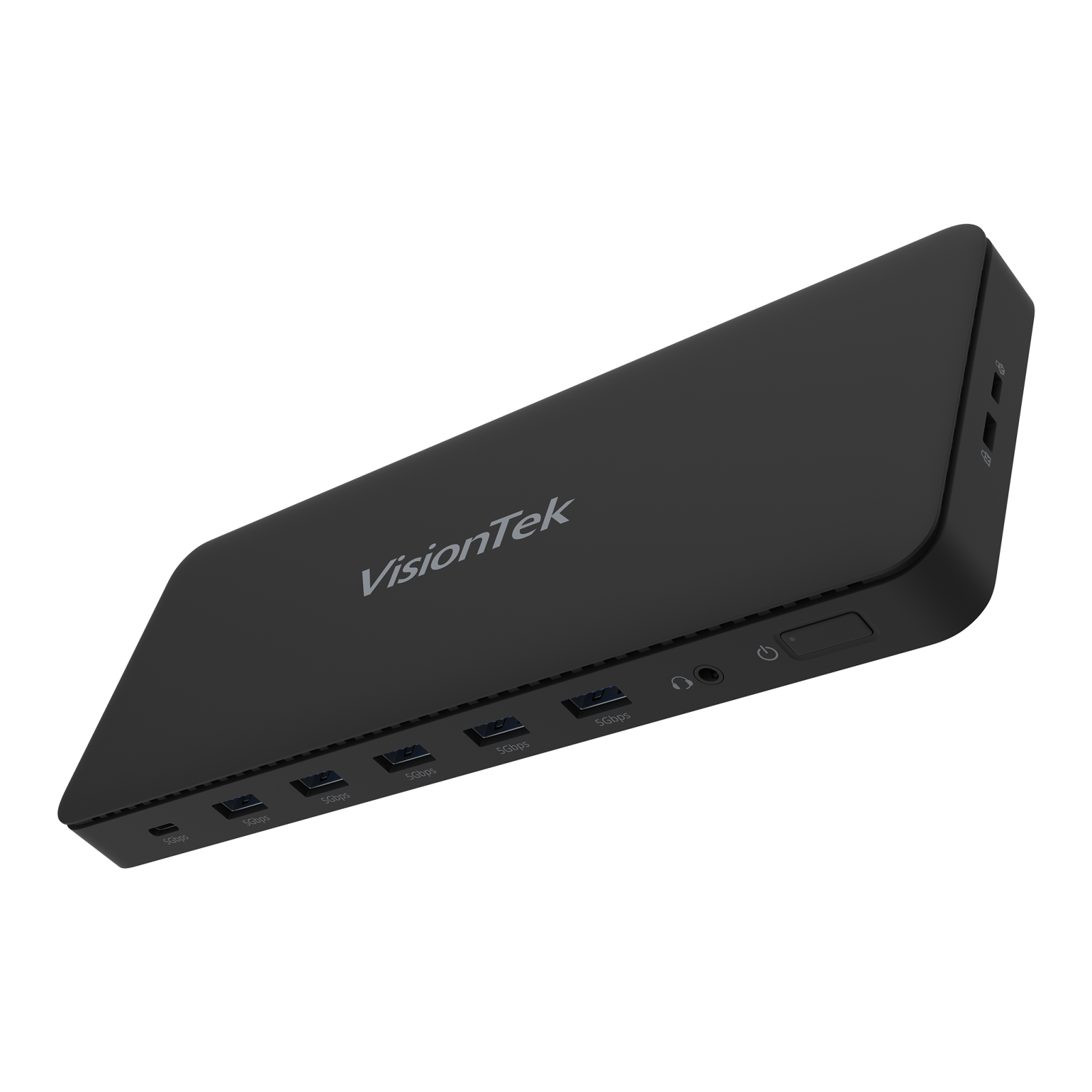 VisionTek.com - VisionTek VT4600DL Universal Dual 4K Docking Station 100W Charging (USB - A, USB - C)