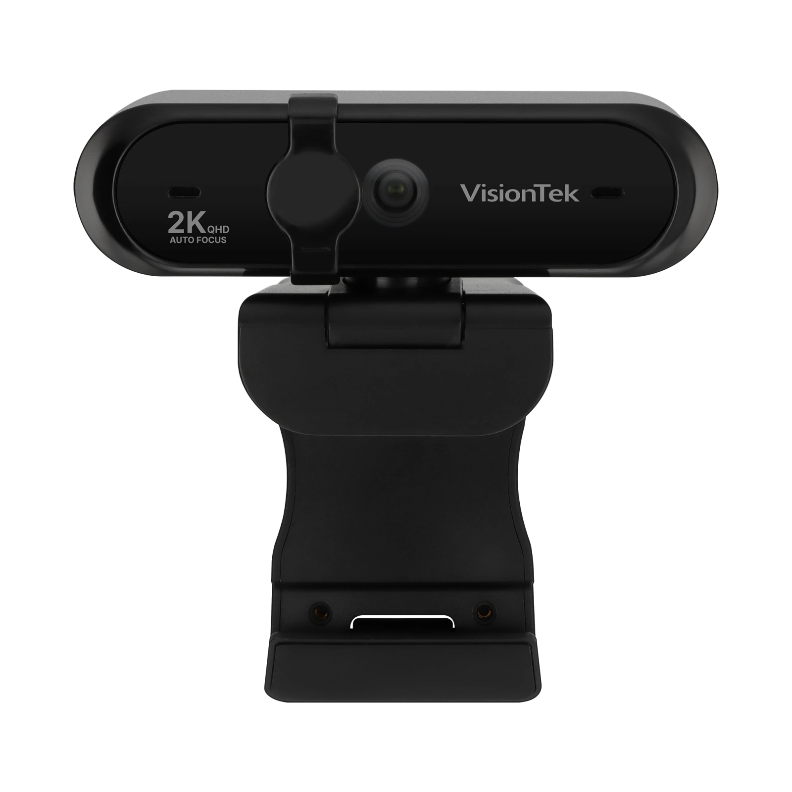 VisionTek.com - VTWC520 2K QHD Webcam | USB 2.0 | Built - in Dual Mic | Privacy Cover | Plug - and - Play | PC, Mac, Chromebook Compatible | TAA
